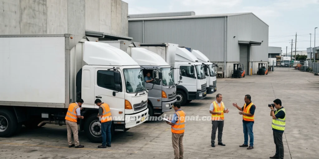 Solusi dana talangan B2B kontraktor KBN Cakung dengan jaminan fisik mobil operasional.