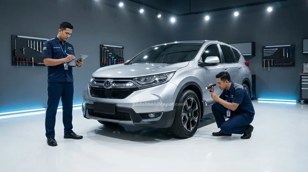 Inspeksi kilat mobil keluarga pasien RS Premier Jatinegara di Kemayoran untuk dana darurat.