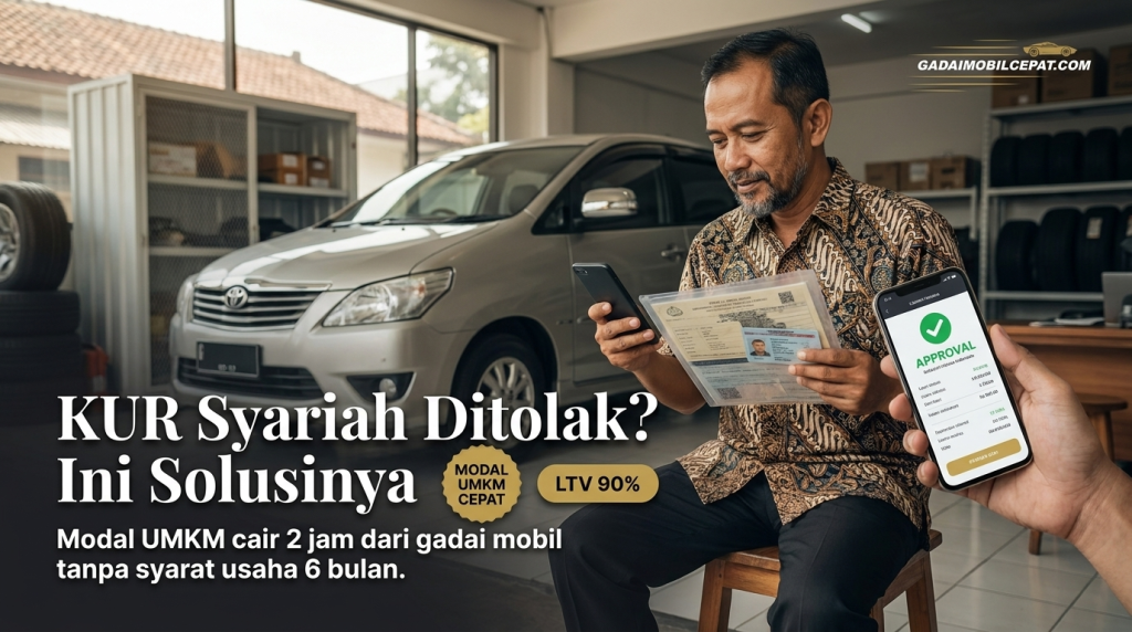perbandingan plafon modal umkm antara kur syariah dan gadai kendaraan`
