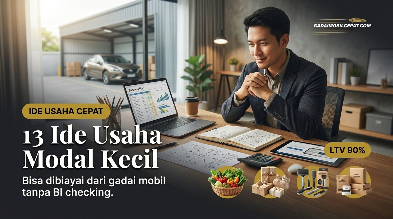 ide usaha modal kecil yang dibiayai dari jaminan kendaraan