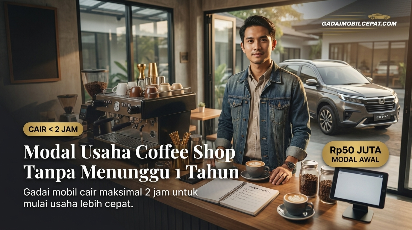 rincian modal usaha coffee shop Rp50 juta dari sewa hingga dana cadangan