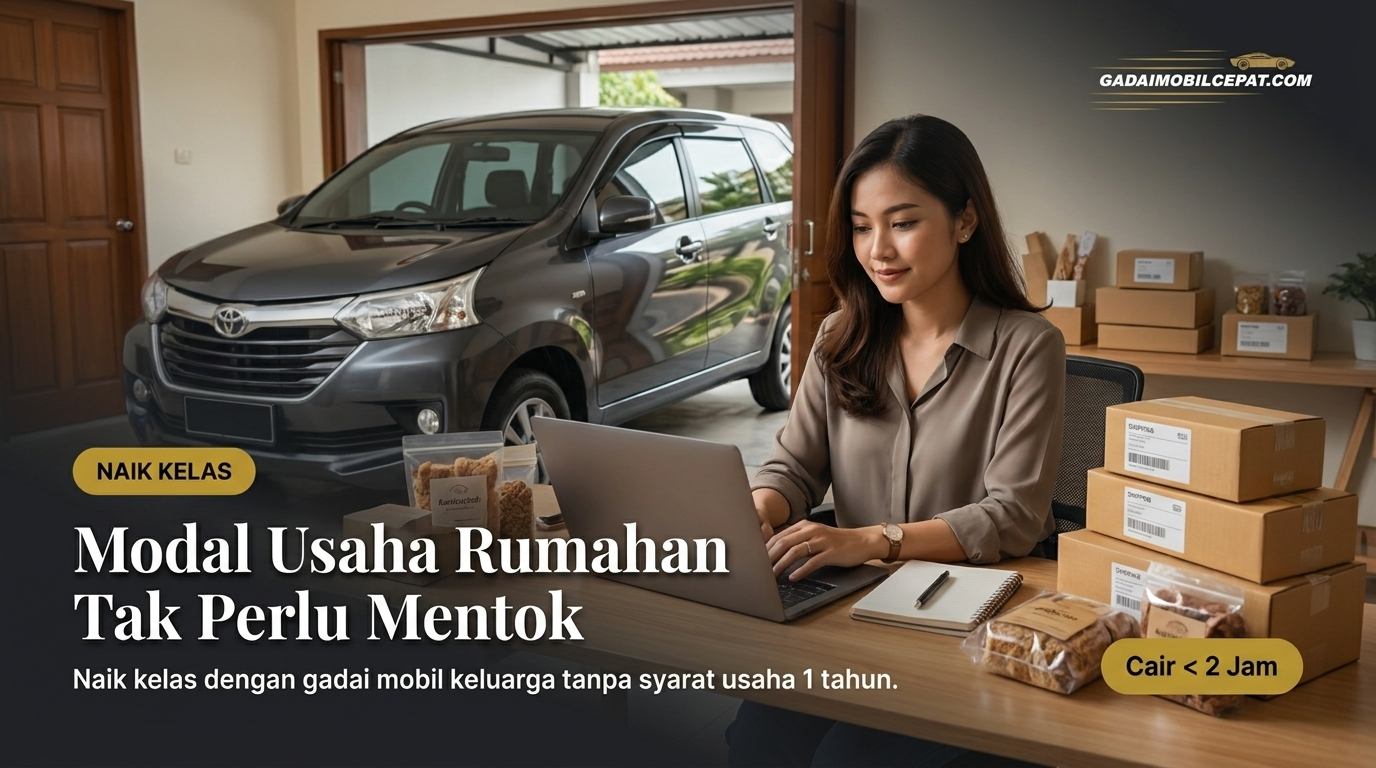 modal usaha rumahan ekspansi menggunakan gadai mobil keluarga