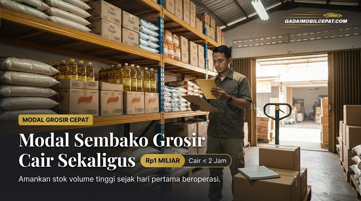 modal usaha sembako grosir dan gadai mobil titip unit